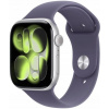 Smart hodinky Apple Watch 11 GPS + Cellular 42mm strieborné s mliečno-fialovým remienkom S/M