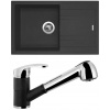 Set Sinks (dřez Linea 780 Granblack 30 + baterie Legenda S Granblack 30) LI78030NLESGR30