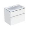 Geberit iCon Skrinka s umývadlom, 80x50x60 cm, 2 zásuvky, KeraTect, lesklá biela 502.332.01.1