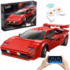 KONŠTRUKČNÉ KOCKY CADA AUTO RC 21 CM 1:20 RED SHADOW 328 DIELOV DUAL MODE