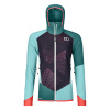Dámska skialpinistická softshellová bunda Ortovox W's Col Becchei Jacket Ice waterfall S