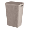 Taupe plastový kôš na bielizeň 58 l Jute – Curver