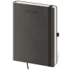 Helma Diár Flexies denný A5 14,3x20,5cm tmavosivá 2026