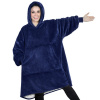 Huggle Hoodie-6201 Unisex mikina, Deka, UNI, tmavo modrá