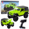 Diaľkovo Ovládané Terénne Auto RC Jeep Wrangler Rock Crawler Zelené 1:14