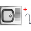 Sinks SHORT 580 + ELASTA nerez/šedá