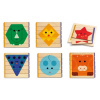 DJECO Drevené puzzle Farebné zvieratá (DJ06211)