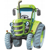 CUKROVÁ TLAČ Opłatek na Tort Cukrová hmota Traktor 8 + MENO