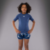 DĚTSKÝ rashguard Venum Contender Kids - krátké rukávy - modrý Royal Blue Velikost: 12 years