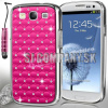 Zadný kryt Samsung Galaxy S III – Chrome – tmavo-ružová