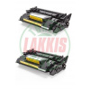 2 x Lakkis toner HP CF259X - Kompatibilní černá náplň - NOVÝ ČIP -