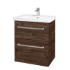 Dreja Umývadlová skrinka BIG INN SZZ2 65 - D25 Teak / Úchytka T03 / D25 Teak