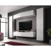 Cama Meble Obývačka VIGO SLANT 8, biela/biely lesk