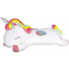 _Ostatní 1_ PLYŠ Baby jednorožec bílý 40cm ležící duhový *PLYŠOVÉ HRAČKY*