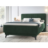 Posteľ Kalla 140x200 cm, fľaškovo zelená látka