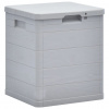 vidaXL Záhradný úložný box bledosivý 90 l 45683