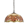 Tiffany luster do obývačky ORANGE Prezent 232 vzor 10