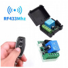 433Mhz pilot bezprzewodowy włącznik 12V 1CH RF 10A relé