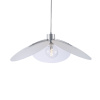 ACA DECOR Závesné stropné svietidlo BLOSSOM max. 60W/E27/230V/IP20, strieborné