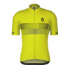 Pánsky cyklistický dres Scott Shirt M's RC Team 10 SS – Sulphur Yellow / Black