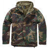 Brandit Windbreaker Frontzip bunda, woodland - 7XL
