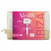 GILLETTE VENUS Comfortglide Festival dámska darčeková taška: holiaci strojček + 2 hlavice + toaletná taška
