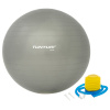 Gymnastická lopta s pumpičkou 90 cm TUNTURI strieborná