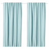 Závesy do detskej izby - IKEA VILBORG Zatemňovacie závesy tyrkysové 145x300 (Závesy do detskej izby - IKEA VILBORG Zatemňovacie závesy tyrkysové 145x300)