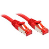 Lindy Rj45/Rj45 Cat6 0.3m sieťový kábel Červená 0,3 m S/FTP (S-STP) (47730)