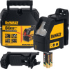 DEWALT Alkalický Krížový samonivelačný laser - červený, 3x 1,5V AA batérie DW088K-XJ