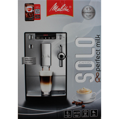 Melitta Caffeo Solo & Perfect Milk E957-103 Kaffeevollautomat Strieborná
