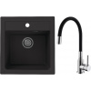 Set Alveus (dřez Atrox 20 Black 91 + baterie Mintas Černá/Chrom) SETA25039