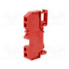 Svorka na lištu 281 0,08÷4mm2 póly 1 svorky 2 červená 800V