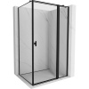 Mexen, Mexen Mist T pravostranný výklopný sprchový kút 70 x 80 cm, čierny rám - 8A4T-070-080-70-70-P