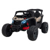 JOKO Elektrické autíčko BUGGY ATV CAN-AM Maverick, 4x200W 24V, Penové kolesá, kožené sedadlo, FM rádio, čierne
