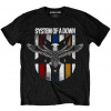 System of a Down Tričko Eagle Colours Unisex Black S