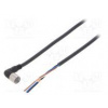 Připojovací kabel M8 PIN 4 úhlový 2m zástrčka 1A 0÷70°C PVC