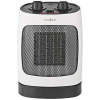 Nedis HTFA19WT keramický vykurovací ventilátor, 20 m², biela, sivá; HTFA19WT