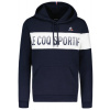 Pánske mikiny Le Coq Sportif BAH Hoody N°1 SS23 - sky captain/new optical - Modrý (S)