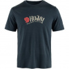 Fjällräven Hoja Wool T-shirt M, Farba DARK NAVY, Veľkosť S