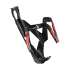 ELITE Košík CUSTOM RACE X čierny lesklý červená grafika