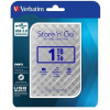2,5 HDD pevný disk, 1TB, USB 3.0, VERBATIM Store n Go, strieborná