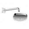 Hansgrohe Croma Select E - Hlavová sprcha 180 2jet so sprchovým ramenom 389 mm, chróm 26524000 + 27446000