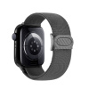 eses Nylonový elastický remínek pro Apple Watch - Šedý 42mm, 44mm, 45mm, 49mm