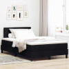 zahrada-XL Posteľ boxspring s matracom Čierna 120 x 190 cm látka 3338596