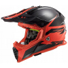 KASK LS2 MX437 FAST EVO ROAR BLACK RED L (59-60) (KASK LS2 MX437 FAST EVO ROAR BLACK RED L (59-60))