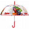 PERLETTI Dáždnik Avengers Heroes transparentní automatický 70cm