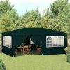 zahrada-XL Profesionálny párty stan+bočné steny 4x6 m, zelený 90 g/m² 48538