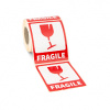 Nálepky Fragile (pozor krehké), 200 ks