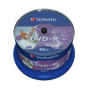 VERBATIM DVD+R (50-Pack) Cake/Print/16x/4.7GB/NoID (43512)